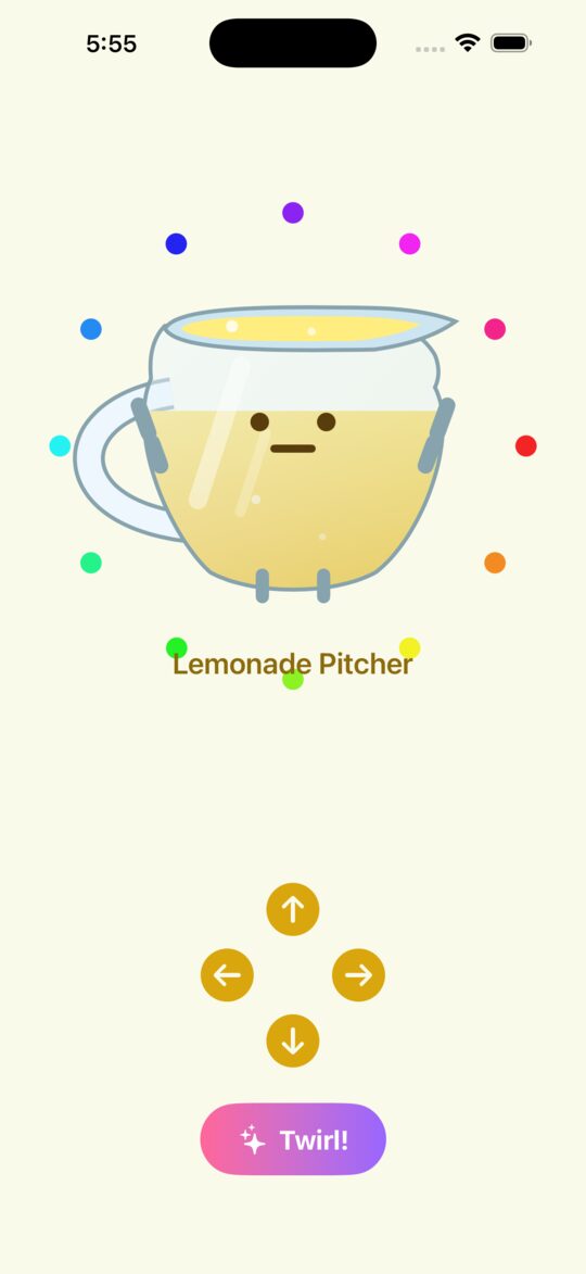 The lemon transformed into a lemonade pitcher