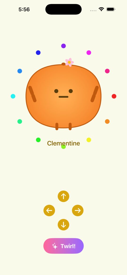 The lemon transformed into a clementine